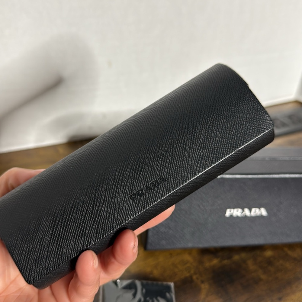 Prada Black Case for eye  Glasses Case Only Luxury Accessory. - Picture 6 of 6